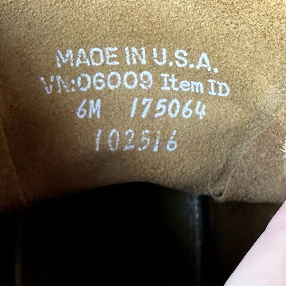 L.L. Bean 6" Bean Boots Duck Boots Leather Rubber Sole‎ | 6M Women’s Made In USA - Picture 9 of 10